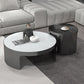 Sled 2 Nesting Coffee Table Contemporary Round Stone Cocktail Table Clearhalo 'Coffee & Accent Tables' 'Coffee Tables' 'coffee_tables' 'furn' 'furn_coffee_tables' 'Furniture' 'Living Room Furniture' 1200x1200_baca2c0e-8bb6-4fea-a972-76aada0413b3
