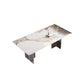 Modern Sintered Stone Dining Table Acrylic Dinner Room Kitchen Table Clearhalo 'Dining Tables & Seating' 'Dining Tables' 'dining_table' 'furn' 'furn_dining_table' 'Furniture' 'furniture_dining_table' 'Kitchen & Dining Furniture' 'kitchen' 'kitchen_dining_table' 1200x1200_baca9656-f245-4b09-8708-a2b396561d8d