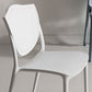 Modern Style Chair Dining Armless Chairs with Plastic Legs for Kitchen Clearhalo ' kitchen&dining_furn' 'Dining Chairs' 'Dining Tables & Seating' 'dining_chair' 'furn' 'furn_dining_chair' 'Furniture' 'furniture_dining_chair' 'Kitchen & Dining Furniture' 'kitchen' 1200x1200_bacc56a5-4288-493d-aab2-dc628f663843