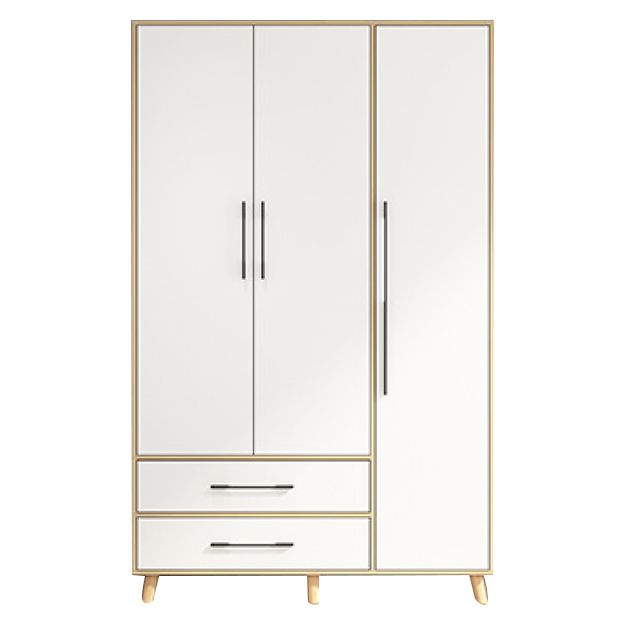 Wooden Wardrobe Closet With Shelves Contemporary Wardrobe Armoire Clearhalo 'Armoires & Wardrobes' 'armoires_wardrobes' 'Bedroom Furniture' 'furn' 'furn_armoires_wardrobes' 'Furniture' 1200x1200_baccb556-2d4d-4bba-ab03-0d5231de3fd7