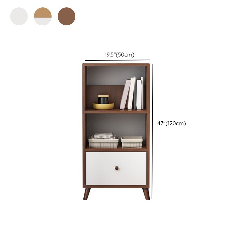 Wooden Accent Cabinet Grooves Handle Design Storage Cabinet with Drawer Clearhalo 'Cabinets & Chests' 'cabinets_chests' 'furn' 'furn_cabinets_chests' 'Furniture' 'Living Room Furniture' 1200x1200_bacd2517-d661-4ca6-bb49-76c202cd3514