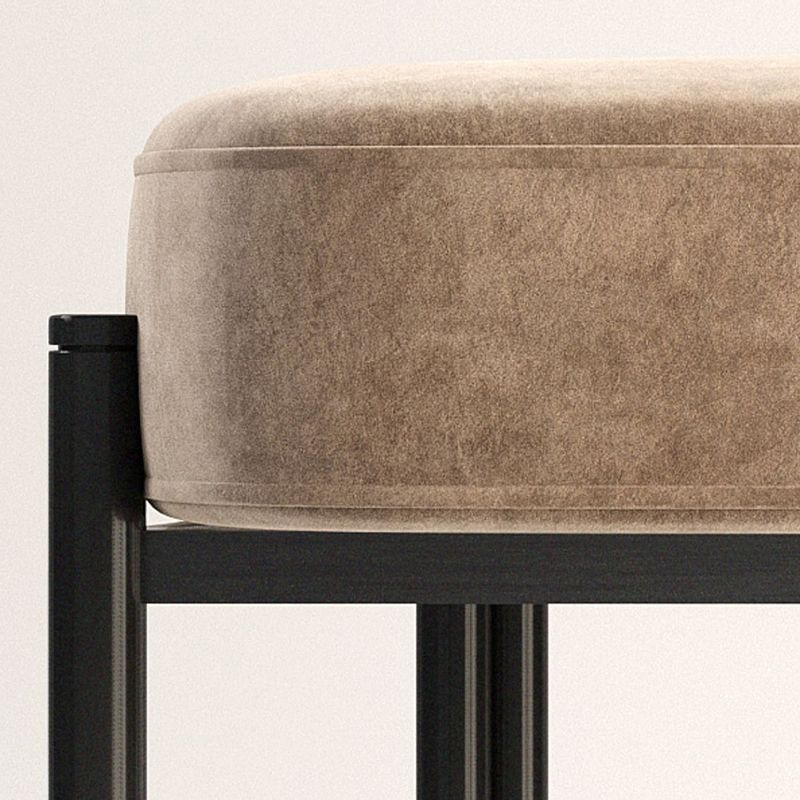 Contemporary Home Side Chair Upholstered Armless Dining Chairs Clearhalo 'Dining Chairs' 'Dining Tables & Seating' 'dining_chair' 'furn' 'furn_dining_chair' 'Furniture' 'Kitchen & Dining Furniture' 1200x1200_bacd75b7-2c09-411c-835e-acb776acfbe7