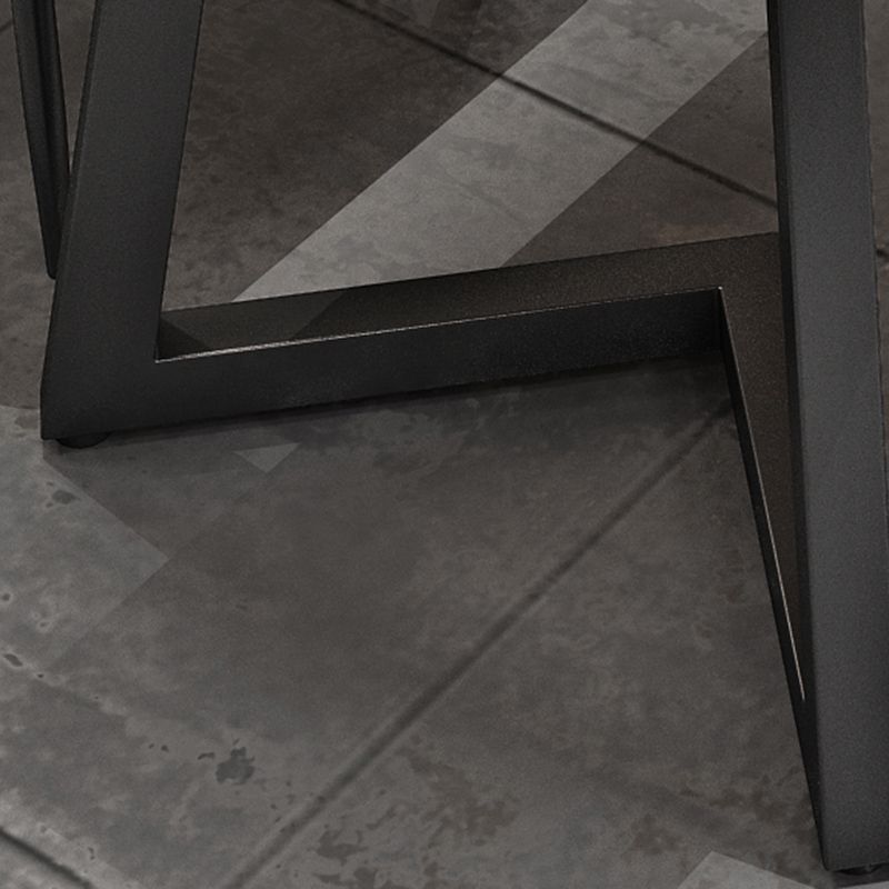 Juego de comedor industrial 1/3/5 PCS Mesa de comedor de madera maciza con sillas tapizadas