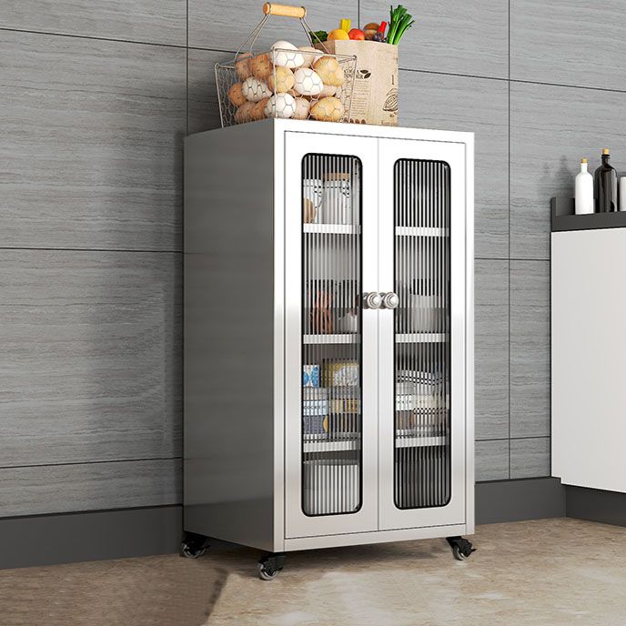 Aparador de metal de tablero lateral de estilo moderno con puerta para uso de la cocina