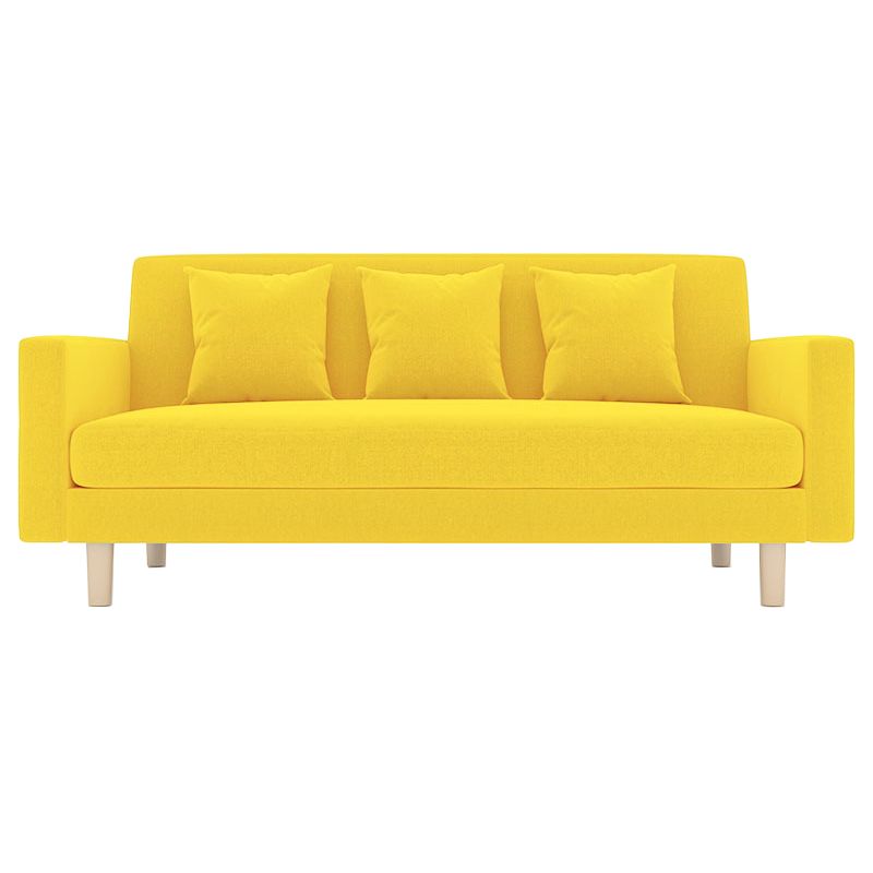 Moderno slip shood standard coperto con divano braccio quadrato di stoccaggio