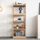 Contemporary Etagere VerticalBook Shelf Wood Open Bookshelf with Shelves