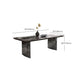 Glam Dinette Set voor eetkamer 1/4/5/7 pc's glanzende grijze eettafel set