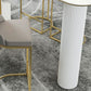 Modern 1/2/5 Pieces Bar Table Set Stone Counter Table with High Stools for Cafe Clearhalo 'Bar Furniture' 'furn' 'furn_home_bar_bar_sets' 'Furniture' 'Home Bars & Bar Sets' 'home_bar_bar_sets' 'Kitchen & Dining Furniture' 1200x1200_bad3f7bd-8aa7-40f6-9e91-8f5dc4700ac6