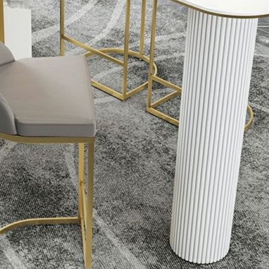 Modern 1/2/5 Pieces Bar Table Set Stone Counter Table with High Stools for Cafe Clearhalo 'Bar Furniture' 'furn' 'furn_home_bar_bar_sets' 'Furniture' 'Home Bars & Bar Sets' 'home_bar_bar_sets' 'Kitchen & Dining Furniture' 1200x1200_bad3f7bd-8aa7-40f6-9e91-8f5dc4700ac6