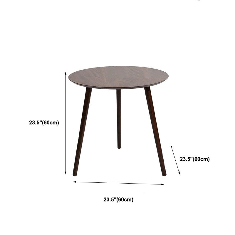 Table d'appoint d'appoint pour canapé scandinave, table d'appoint à trois broches, table d'appoint ronde