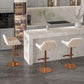 Glam Style Counter Stool Faux Leather Adjustable Height Bar Stool with Swivel Clearhalo 'Bar Furniture' 'Bar Stools' 'bar_stools' 'furn' 'furn_bar_stools' 'Furniture' 'Kitchen & Dining Furniture' 1200x1200_bad5b886-2550-4465-aa3a-ca3957161236