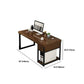 Contemporary Wooden Gaming Desk for Office 23.6"W X 29.5"H Desk Clearhalo 'furn' 'furn_office_desk' 'Furniture' 'Office Desks' 'Office Furniture' 'office_desk' 1200x1200_bad785f3-06e1-47d1-95db-40d95f11967b