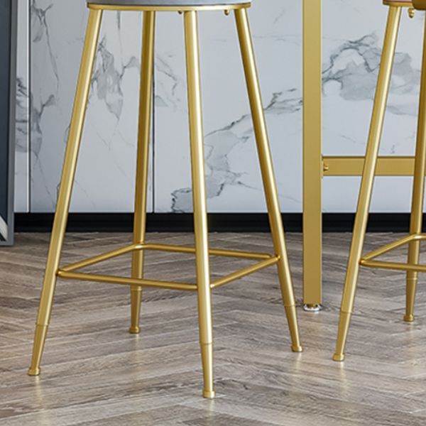Glam Style Rectangle Bar Set 1/4/7 Pieces Faux Marble Pub Dining Set for Indoor Clearhalo 'Bar Furniture' 'furn' 'furn_home_bar_bar_sets' 'Furniture' 'Home Bars & Bar Sets' 'home_bar_bar_sets' 'Kitchen & Dining Furniture' 1200x1200_badb35ea-375e-4dd8-a44b-50f43d2a39dd