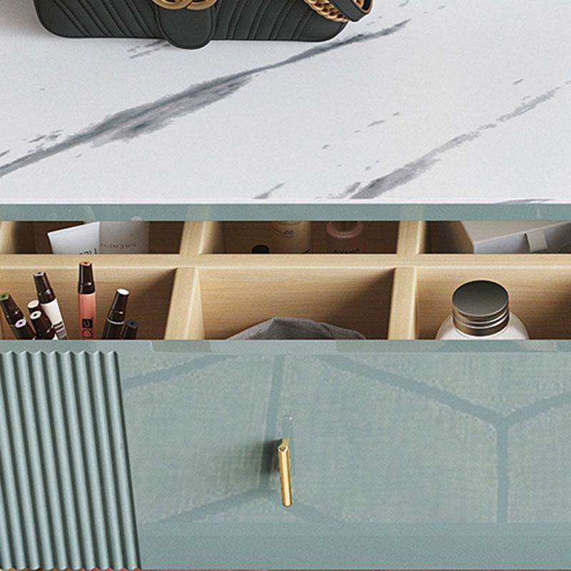 Comercial de cofre de almacenamiento glamorante de glamour de 15.6 pulgadas de ancho de piedra con cajones 6/8/9