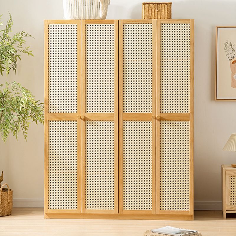 Modern Style Wardrobe Cabinet Wooden Wardrobe Armoire with Shelves Clearhalo 'Armoires & Wardrobes' 'armoires_wardrobes' 'Bedroom Furniture' 'furn' 'furn_armoires_wardrobes' 'Furniture' 1200x1200_bade45f9-67b6-4821-8bce-717987f0eef5