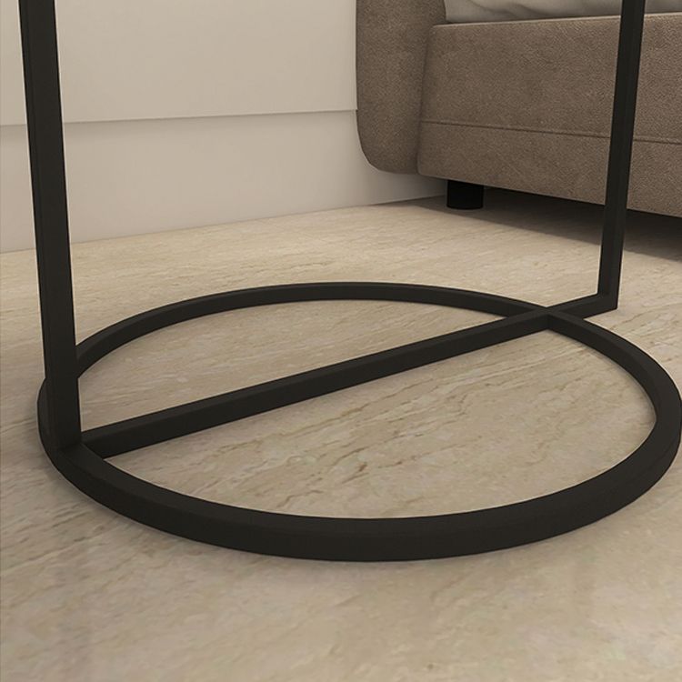 Contemporary Metal Accent Table Nightstand 21.65" Tall Bed Nightstand Clearhalo 'Bedroom Furniture' 'furn' 'furn_night_stand' 'Furniture' 'night_stand' 'Nightstands' 1200x1200_badfe01c-80b8-428d-bcfd-c1ca4f5a8179