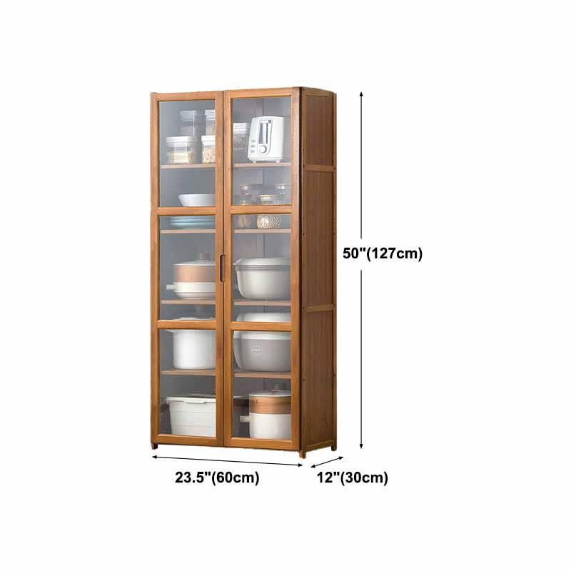 Modern Solid Wood Sideboard Table 30-inch Sideboard in Brown Clearhalo 'buffet_sideboard' 'Buffets & Sideboards' 'furn' 'furn_buffet_sideboard' 'Furniture' 'furniture_buffet_sideboard' 'Kitchen & Dining Furniture' 1200x1200_bae0b702-e473-49b9-bd92-d2366275a455