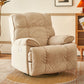 Microsuede Swiveling Recliner Chair Modern Pillow Top Arm Recliners with USB Cord Clearhalo 'Chairs & Seating' 'furn' 'furn_recliners' 'Furniture' 'Living Room Furniture' 'Recliners' 1200x1200_bae11449-dfe5-4679-be57-74dfa11985e1