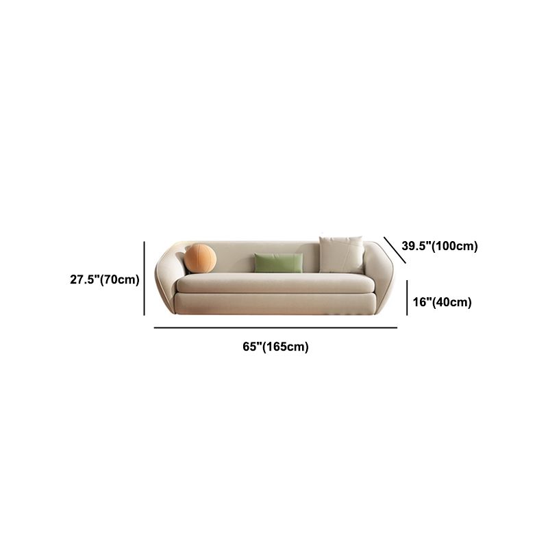 64.96 "l Lederen bank wit cabriolebeerbed met strakke achterkant