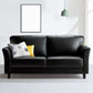 Standard 4 Legs Sofa Modern Distressed Leather Flared Arm Sofa Clearhalo 'Furniture' 'furniture_sofas' 'kitchen' 'kitchen_sofas' 'Living Room Furniture' 'Sofa' 'sofas' 1200x1200_bae330fe-3d02-40e5-8b89-f43f2b9dae4d
