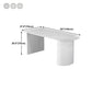 Modern Oval Dining Table Wood Double Pedestal Home Kitchen Dinner Table in White Clearhalo 'Dining Tables & Seating' 'Dining Tables' 'dining_table' 'furn' 'furn_dining_table' 'Furniture' 'furniture_dining_table' 'Kitchen & Dining Furniture' 'kitchen' 'kitchen_dining_table' 1200x1200_bae40b7c-0841-47cf-a37a-9a091640ae95