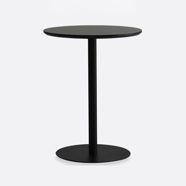 Metal Contemporary Round Dining Table Pedestal Base Dining Table for Kitchen Clearhalo ' dining_table' 'Dining Tables & Seating' 'Dining Tables' 'furn' 'furn_dining_table' 'Furniture' 'furniture_dining_table' 'Kitchen & Dining Furniture' 'kitchen&dining_furn' 'kitchen' 'kitchen_dining_table' 1200x1200_bae58a1b-6b6d-4ee2-8d64-257f13a8ea1c