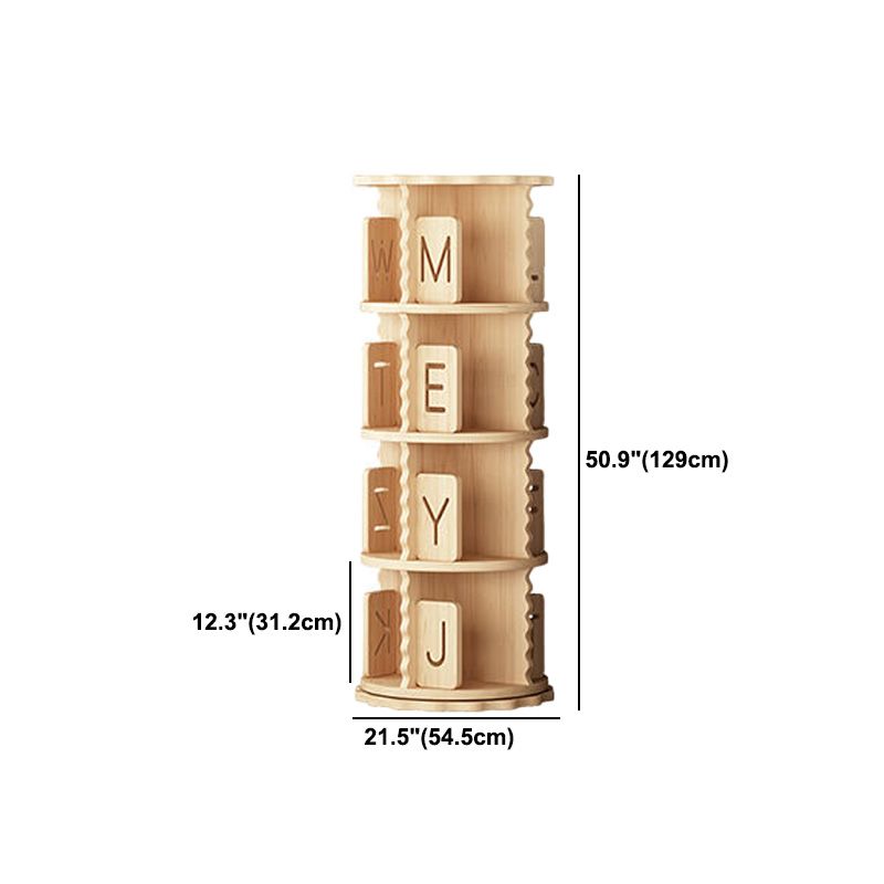 Scandinavian Style Bookshelf Closed Back Solid Wood Bookcase for Home Office Clearhalo 'Bookcases' 'furn' 'furn_bookcases' 'Furniture' 'furniture_bookcases' 'Office Furniture' 1200x1200_baeb5dcc-c0c0-431b-94d7-40a40726589c
