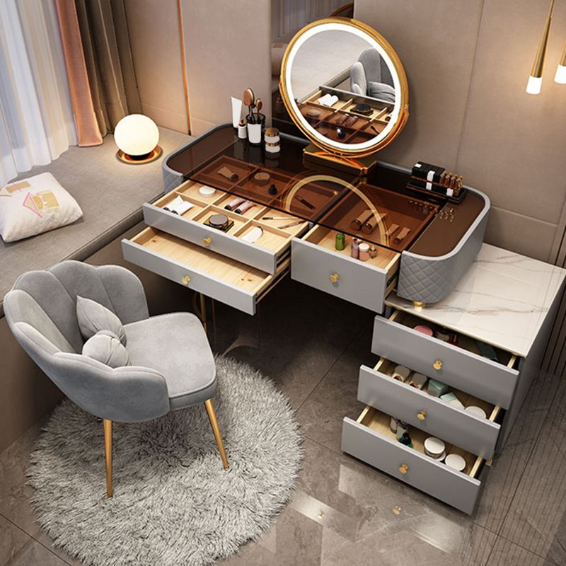 Tableaux de vanité de 15,74 "de largeur avec 5 tiroirs de rangement