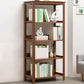 Modern Open Bookshelf Rectangle Wood Bookcase with Shelves for Home