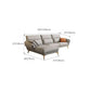Mid Century Sofa and Chaise in Gray Flared Arm Sewn Pillow Back Sofa Clearhalo 'furn' 'furn_sectionals' 'Furniture' 'Living Room Furniture' 'Sectionals' 1200x1200_baebf737-2dc7-44b9-96fb-4c745d6b81dc