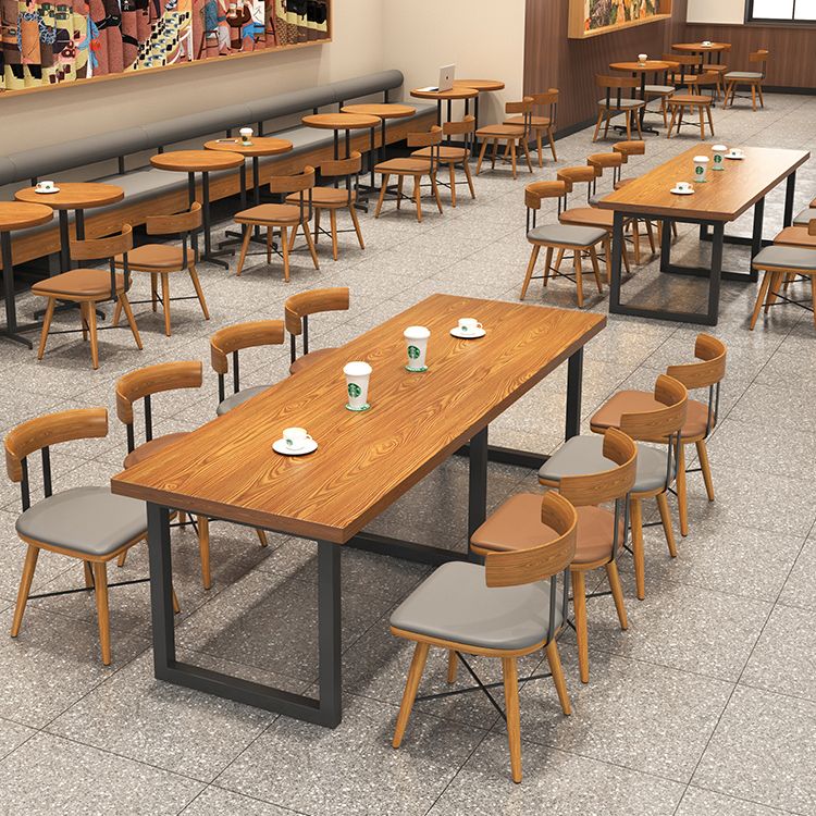 Industrial Style Dining Site Table Solid Wood Dining Room Home Furniture Clearhalo ' dining_table' 'Dining Tables & Seating' 'Dining Tables' 'furn' 'furn_dining_table' 'Furniture' 'furniture_dining_table' 'Kitchen & Dining Furniture' 'kitchen&dining_furn' 'kitchen' 'kitchen_dining_table' 1200x1200_baeefe1b-121b-4d78-9ae9-b7ef594d839d