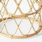 Scandinavian Round Cocktail Table with Wicker Base Natural/Black Clearhalo 'Coffee & Accent Tables' 'Coffee Tables' 'coffee_tables' 'furn' 'furn_coffee_tables' 'Furniture' 'Living Room Furniture' 1200x1200_baf151e2-f223-44b0-9bf8-a840521ec847