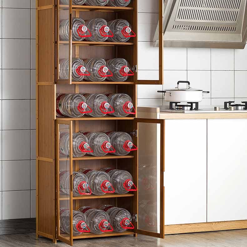 Modern Solid Wood Sideboard Table 30-inch Sideboard in Brown Clearhalo 'buffet_sideboard' 'Buffets & Sideboards' 'furn' 'furn_buffet_sideboard' 'Furniture' 'furniture_buffet_sideboard' 'Kitchen & Dining Furniture' 1200x1200_baf174ff-e316-420a-b3c6-c0b08c7f7c87