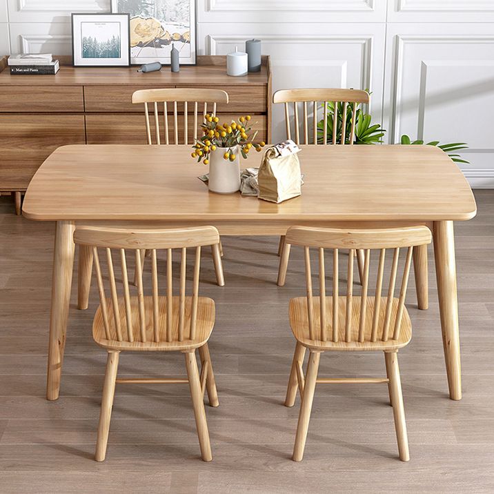 Modern Solid Wood Rectangle Dining¬†Room¬†Set Home Use Dining Table Furniture Clearhalo 'Dining Room Sets' 'Dining Tables & Seating' 'dining_room_set' 'furn' 'furn_dining_room_set' 'Furniture' 'furniture_dining_room_set' 'Kitchen & Dining Furniture' 'kitchen&dining_furn' 'kitchen' 1200x1200_baf35cf9-1bc6-4405-adcc-c13a5371030b