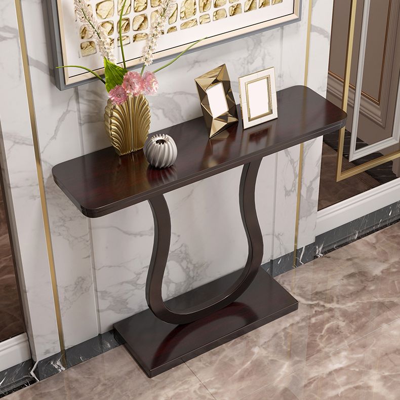 33,46 "Console alta Tabella 1 tavolo accento in legno massiccio per sala