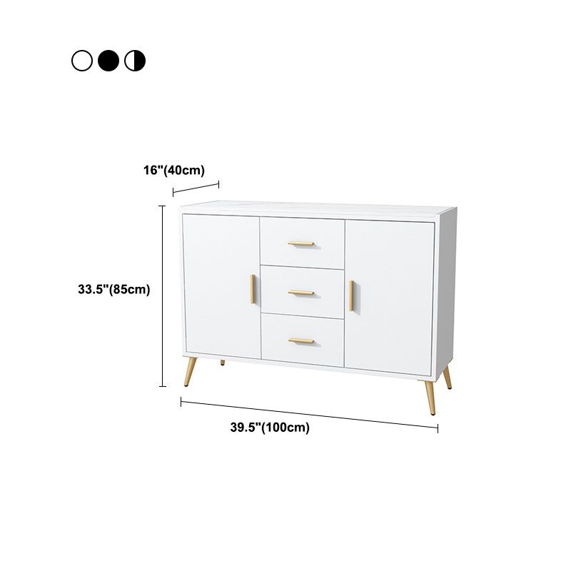 Sideboard Sideboard Glam Sideboard in pietra con porta e cassetto per la cucina