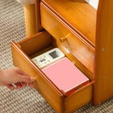 TABELLA RECTANGULARE TABELLA 27.6 "W X 11.8" D X 23.6 "H TABELLA LATURA MODERNISTA IN BEGNO