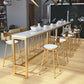 Rectangle Pub Table Glam Solid Wood Bar Table for Indoor and Breakroom Clearhalo 'Bar Furniture' 'Bar Tables' 'bar_tables' 'furn' 'furn_bar_tables' 'Furniture' 'Kitchen & Dining Furniture' 1200x1200_baf5e022-4173-40f1-8727-03fb9098cc14