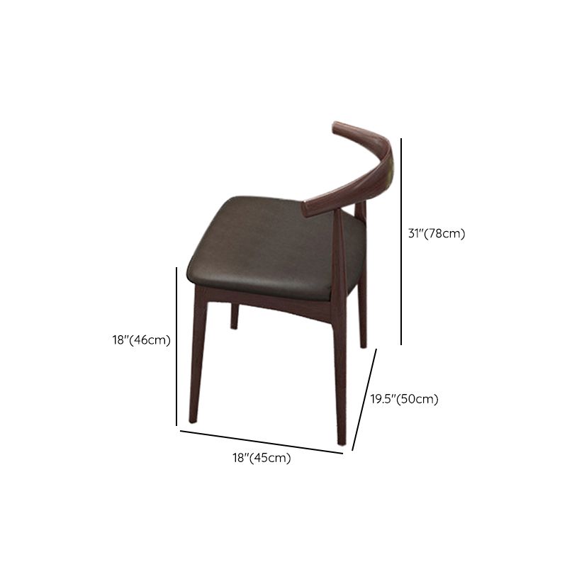 Contemporánea 1/4/5 Piezas Muebles Rectángulo Mesa de comedor de madera maciza colocada en marrón