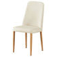 Scandinavian Home Side Chair Upholstered Solid Back Metal Dining Room Chair Clearhalo ' kitchen&dining_furn' 'Dining Chairs' 'Dining Tables & Seating' 'dining_chair' 'furn' 'furn_dining_chair' 'Furniture' 'furniture_dining_chair' 'Kitchen & Dining Furniture' 'kitchen' 1200x1200_baf695fb-0b05-4487-b4a6-b04a8841c173