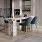 Modern Pub Dining Set 1/2/3/4/5 Pieces Stone Top Rectangle Indoor Counter Height Pub Set Clearhalo 'Bar Furniture' 'furn' 'furn_home_bar_bar_sets' 'Furniture' 'Home Bars & Bar Sets' 'home_bar_bar_sets' 'Kitchen & Dining Furniture' 1200x1200_baf82067-fa2d-416d-9bff-47034e218ddd