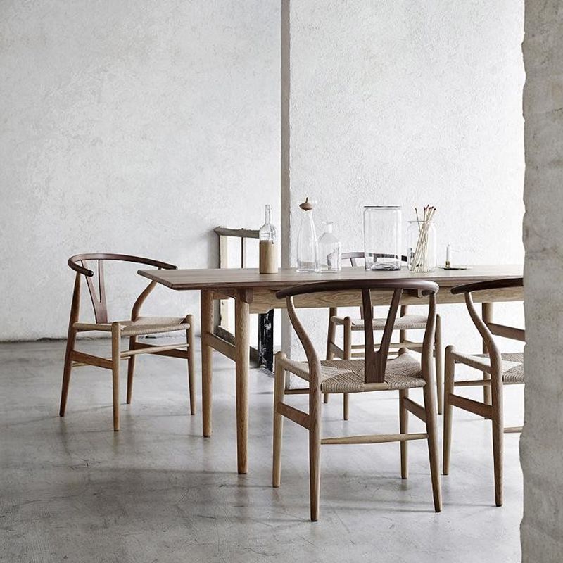 Contemporary Style Wishbone Dining Side Chairs Wood Side Dining Chairs Clearhalo ' kitchen&dining_furn' 'Dining Chairs' 'Dining Tables & Seating' 'dining_chair' 'furn' 'furn_dining_chair' 'Furniture' 'furniture_dining_chair' 'Kitchen & Dining Furniture' 'kitchen' 1200x1200_baf84dd8-f7bf-4414-9e91-0640ab0ecadd