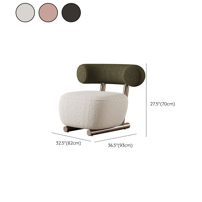 36.22" Wide Parsons Chair Wool Armless Chair for Living Room Clearhalo 'Accent Chairs' 'accent_chairs' 'Chairs & Seating' 'furn' 'furn_accent_chairs' 'Furniture' 'Living Room Furniture' 1200x1200_baf97f20-c922-4c1d-a592-f67fad885041