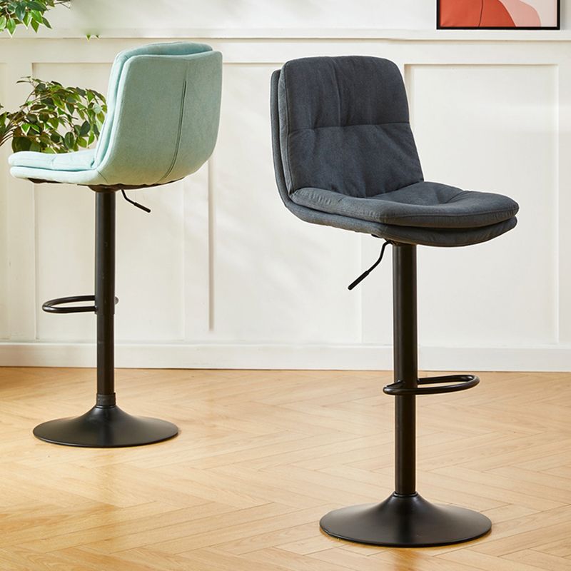 Bucket Adjustable Height Dining Stool Industrial Indoor Counter-height Stool with Swivel Clearhalo 'Bar Furniture' 'Bar Stools' 'bar_stools' 'furn' 'furn_bar_stools' 'Furniture' 'Kitchen & Dining Furniture' 1200x1200_bafcea16-f233-4d16-bde1-c37834f37ecb
