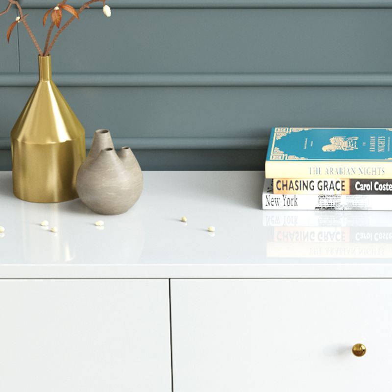 Sideboard di archiviazione di lusso Sideboard di rettangolo in legno per sala da pranzo