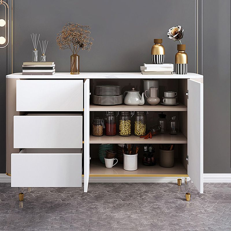 Armadi glam per pranzo buffet a 3 cassetto e sideboard a buffet a 2 porte
