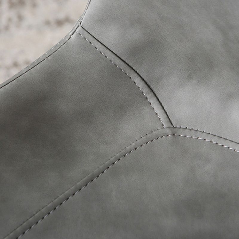 Modern Style Faux Leather Chair 20'' Wide Parsons Dining Chair for Home Use Clearhalo ' kitchen&dining_furn' 'Dining Chairs' 'Dining Tables & Seating' 'dining_chair' 'furn' 'furn_dining_chair' 'Furniture' 'furniture_dining_chair' 'Kitchen & Dining Furniture' 'kitchen' 1200x1200_bb025ced-47d1-49fb-a8ae-eaab781fb07a