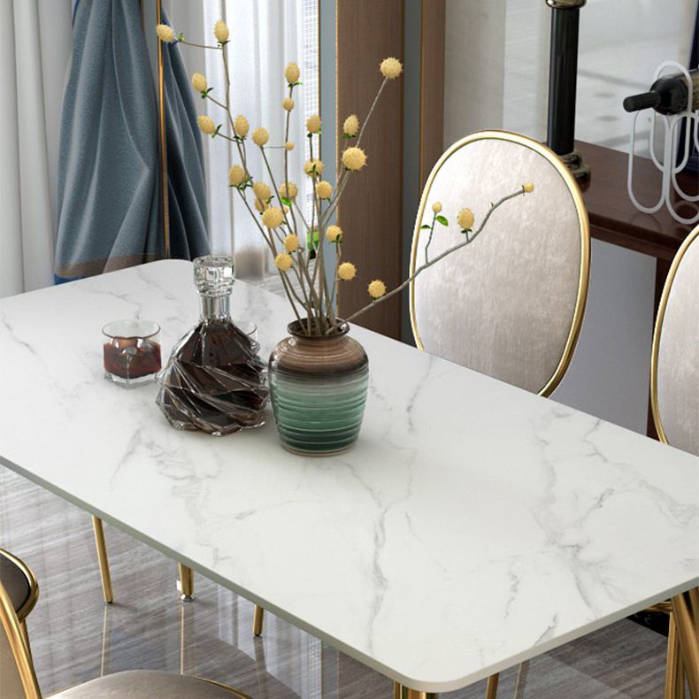 Metal Traditional Luxury Rectangle Indoor Table Sintered Stone Table with Legs Clearhalo ' dining_table' 'Dining Tables & Seating' 'Dining Tables' 'furn' 'furn_dining_table' 'Furniture' 'furniture_dining_table' 'Kitchen & Dining Furniture' 'kitchen&dining_furn' 'kitchen' 'kitchen_dining_table' 1200x1200_bb02944e-8ed9-416b-be68-2534786d0e75