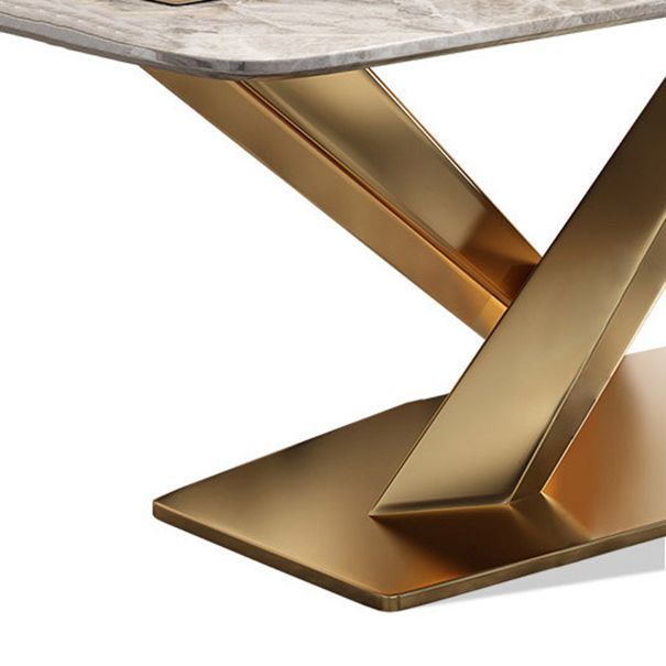 Ensemble de table à manger en finition polie 1/2/5/7 Pièces en métal Ensemble pour la maison