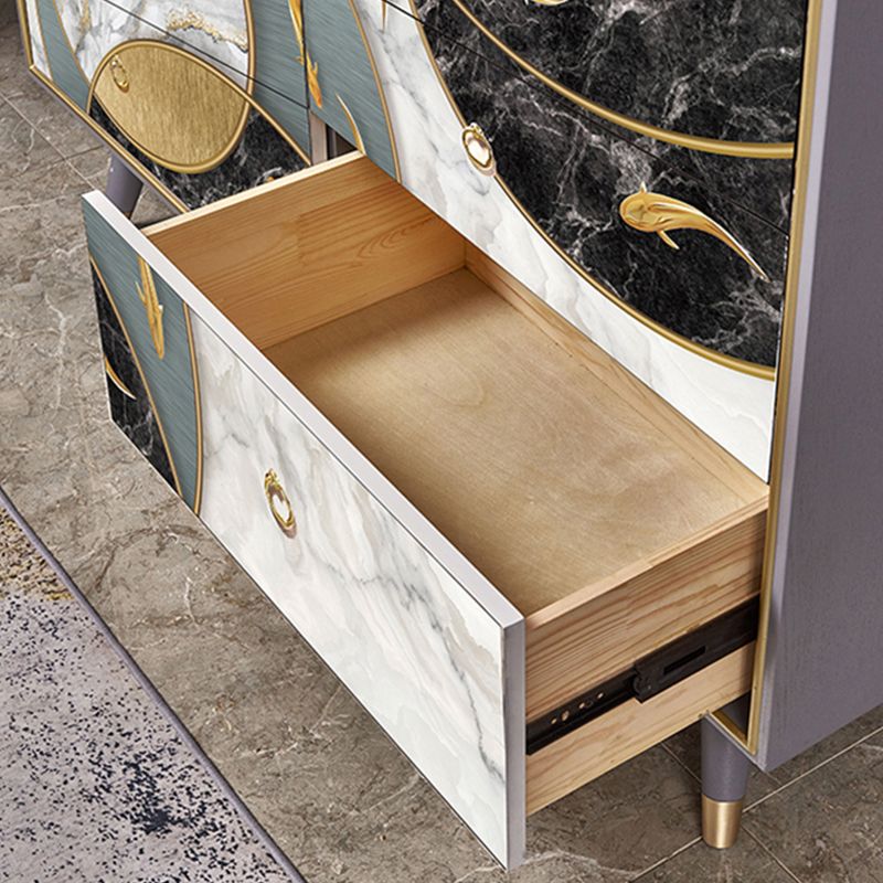 Wooden Storage Chest Dresser Classic Glam Storage Chest with Drawers Clearhalo 'Bedroom Furniture' 'Dressers & Chests' 'dressers_chests' 'furn' 'furn_dressers_chests' 'Furniture' 1200x1200_bb05a829-518d-4510-9ca3-3a3d1f5d3921